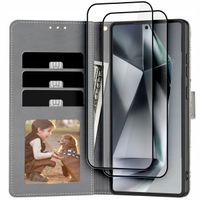 2 x SKŁADANE SKÓRZANE ETUI NA MAGNES WALLET CASE DO GALAXY A36 5G + 2-PAK S