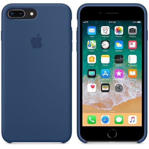 Apple iPhone 8 Plus / 7 Plus Silicone Case - Blue Cobalt na Arena.pl