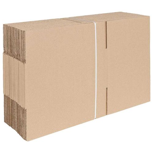 Pudełko składane 50 pcs Brązowy 30 x 21.5 x 14 cm Tektura na Arena.pl