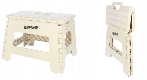 TABORET STOŁEK SKŁADANY ANTYPOŚLIZGOWY KRZESŁO PODEST SCHODEK 150KG na Arena.pl