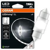 ŻARÓWKA OSRAM C5W 29MM LEDriving SL ŻARÓWKI REJESTRACJI WNĘTRZA WHITE LED