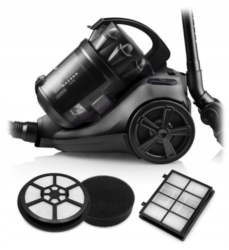 ODKURZACZ CYKLONOWY MOZANO BEZWORKOWY TURBOSZCZOTKA 4000W FILTR HEPA 3L na Arena.pl