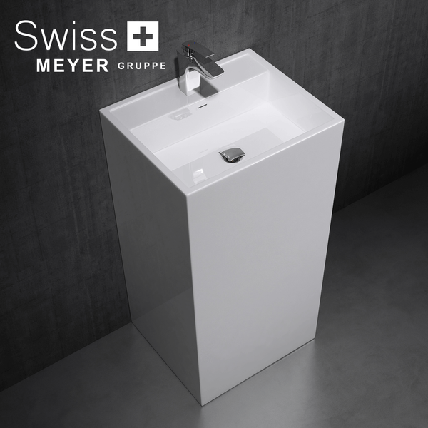 Umywalka wolnostojąca z konglomeratu - LARA SWISS MEYER zdjęcie 3