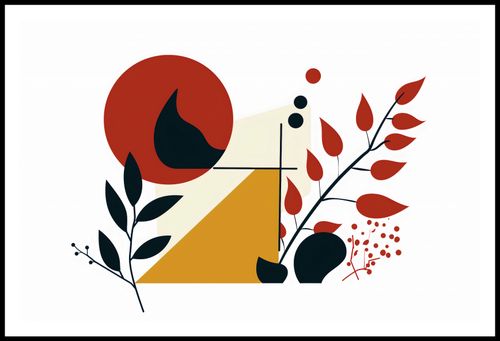 Plakat 91,5x60cm Ogień i Flora na Arena.pl