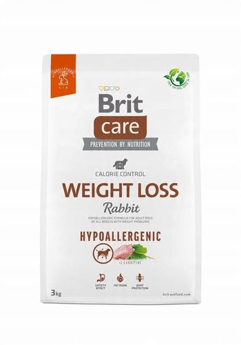 BRIT CARE Hypoallergenic Weight Loss Rabbit 3kg na Arena.pl
