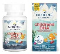 Nordic Naturals Children's DHA 250mg OMEGA Dla Dzieci Truskawkowy