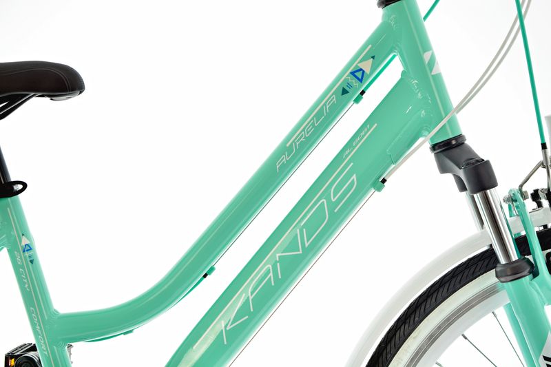 ROWER 26 KANDS AURELIA MIEJSKI ALUMINIOWY MIĘTOWOBIAŁY POŁYSK 2020r