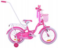 ROWEREK ROWER FUZLU LILLY BIKE 16 PROWADNIK KOSZYK