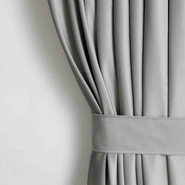 CURT/AH/VELVET/EYELETS/SILVER/140X245/1PC zdjęcie 1