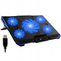 PODSTAWKA CHŁODZĄCA POD LAPTOPA LED KLIM CYCLONE USB 41X29X2,9 CM
