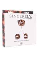 sportsheets amber neck and wrist restraint