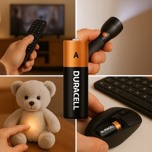 12x Duracell AA LR6 Basic - wydajne baterie alkaiczne na Arena.pl