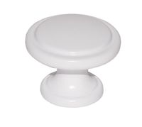 Gałka meblowa Schwinn 2786 Metalowa Kolor pokrycia - Biały półmat lakier, Średnica - Ø39