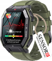 MOCNY WOJSKOWY ZEGAREK MĘSKI SMARTWATCH ROZMOWY SMS POLSKIE MENU ORYGINALNY