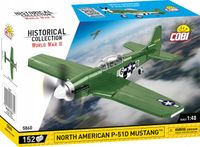 Klocki BUDOWLANE Dla Chłopca ZESTAW WWII North American P-51D Mustang MODEL