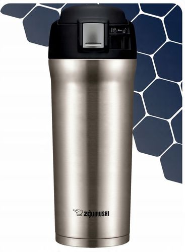 Kubek termiczny do samochodu kawa herbata Zojirushi SM-YAF48 0,48L srebrny na Arena.pl