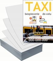 Ulotki A4 reklamowe firmowe 5000szt dużo wzorów do wyboru TAXI