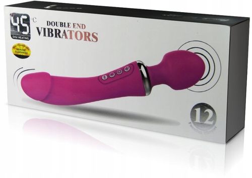 LUKSUSOWY WIBRATOR DAMSKI 2w1 PODGRZEWANY DO 45stC - USB DAWCA ORGAZMÓW na Arena.pl