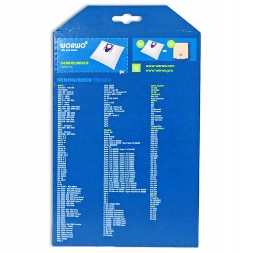 24x WORKI do ODKURZACZA BOSCH Serie 2 | 4 | 6 | 8 na Arena.pl