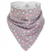 AKUKU ŚLINIAK BAWEŁNIANY DLA NIEMOWLĄT APASZKA NA NAPY