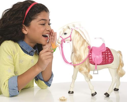 Barbie Interaktywny Koń + Lalka na Arena.pl