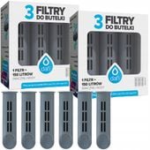 6x Filtr wkład filtrujący do butelki DAFI SOLID SOFT - Szare