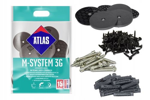 ATLAS M-SYSTEM L 50 3G 120PP M8/FI 6,5 ZESTAW 50MM TRWAŁY SYSTEM MOCOWANIA na Arena.pl