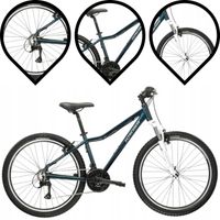 Rower górski Kross Pulser 26  2.0 XS turkusowo srebrny połysk