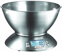 Waga kuchenna Adler AD 3134 srebrny/szary 5 kg