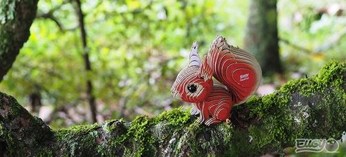 Wiewiórka Eugy. Eko Układanka 3D na Arena.pl