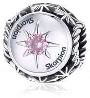 Charms zawieszka charmsy znak zodiaku skorpion charmsy srebro próba 925