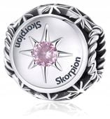 Charms zawieszka charmsy znak zodiaku skorpion charmsy srebro próba 925