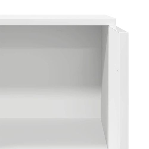 Biurko recepcyjne białe 55x50x103,5 cm Drewno klejone na Arena.pl