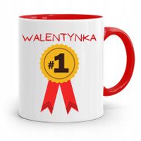 Kubek Czerwony Na Walentynki Walentynka Nr1 Z Nadrukiem Ze Zdjęciem