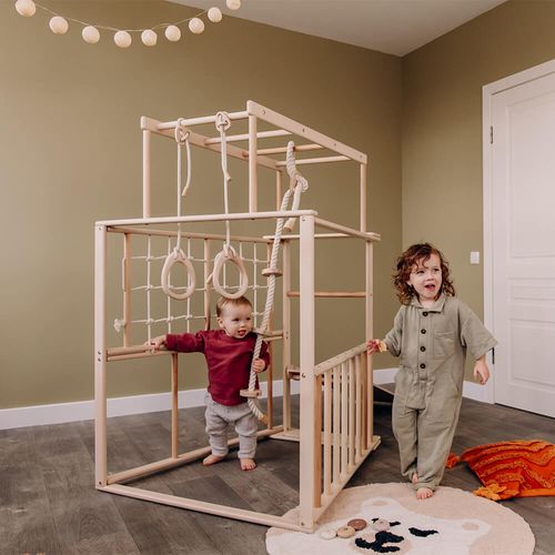 domowy plac zabaw Skandiko basic - drewno na Arena.pl