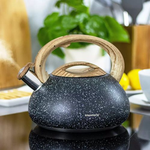 czajnik z gwizdkiem 2,7l klausberg kb-7282 granit wood na Arena.pl