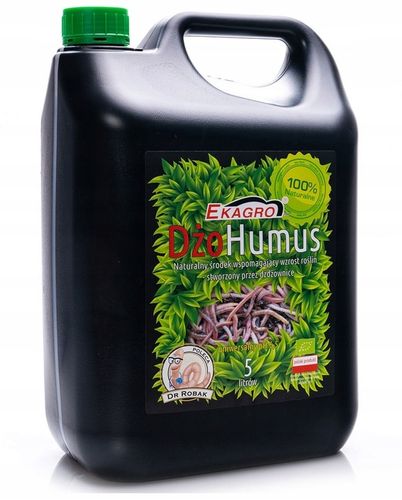 BIOHUMUS NAWÓZ DO WARZYW OWOCÓW ROŚLIN ORGANICZNY PŁYNNY HUMUS 5L na Arena.pl