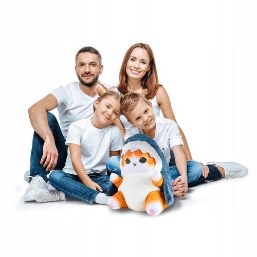 Kot Rekin Kotorekin 55Cm Przytulanka Xl Miś Maskotka Poduszka Duży Pluszowy na Arena.pl