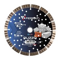 2X Tarcza diamentowa tnąca 1A1RSS-W 230mm 22,23mm RUZZO FERRATi