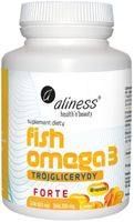 Aliness Fish Omega 3 FORTE Trójglicerydy 500/250mg ODPORNOŚĆ Serce WZROK