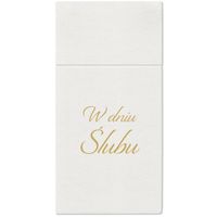 torebki-serwetki na sztućce premium airlaid, "wedding", 40 x 40 cm 25 szt.