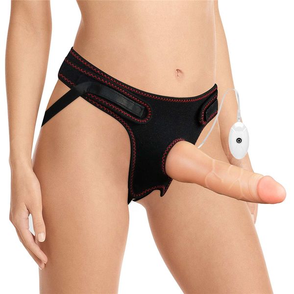 Vibrating Easy Strapon Set 7.5'' zdjęcie 2