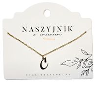 Naszyjnik z literą C