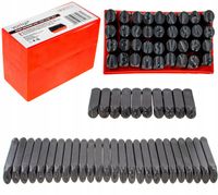 NUMERATORY WYBIJAKI ZNACZNIKI LITERY CYFRY STEMPLE DO STAL 10MM 36 SZTUK