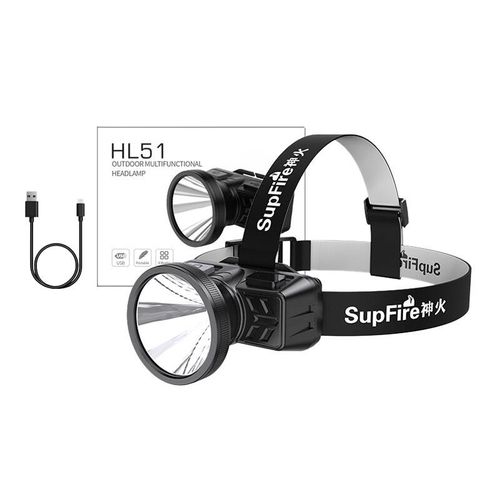 latarka czołowa superfire hl51, 160lm, usb na Arena.pl