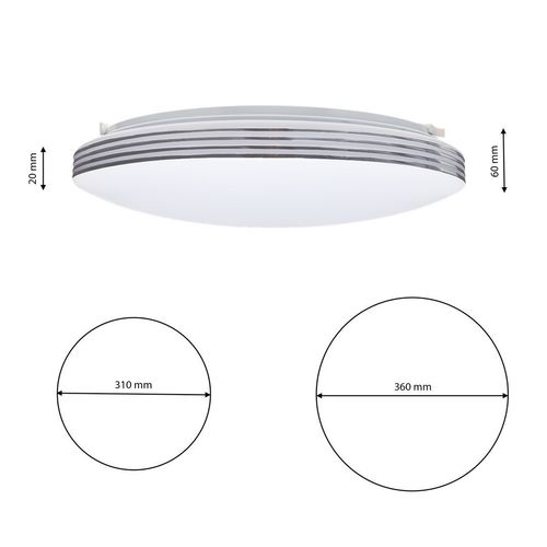 Plafon SIENA 25W LED Ø350 mm + pilot na Arena.pl