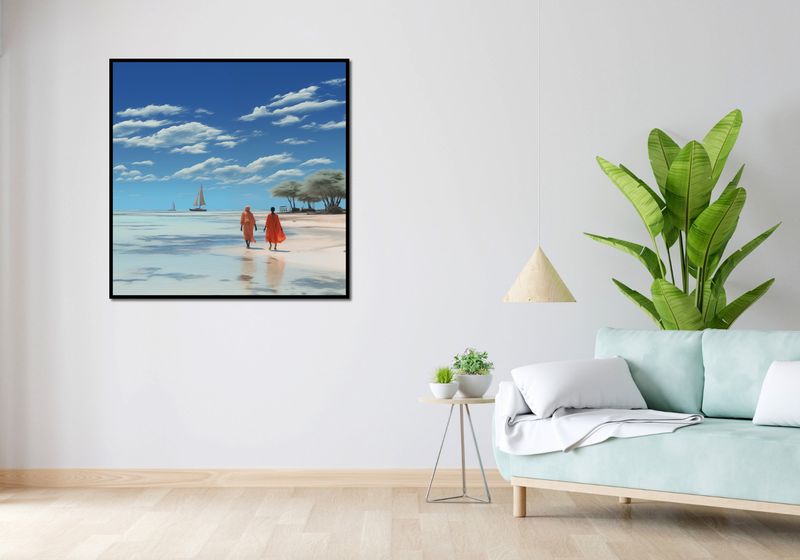 Plakat 100x100cm Spokój w Piaskach zdjęcie 4