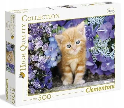 CLEMENTONI PUZZLE 500 GINGER CAT KOTEK IMBIROWY na Arena.pl