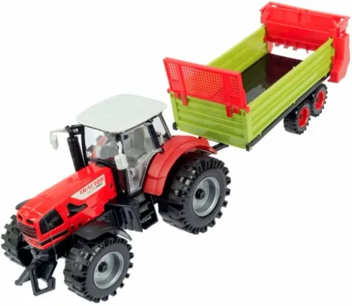 Duży Traktor z Przyczepą Ciągnik NAPĘD Ruchome elementy na Arena.pl