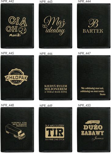 Eleganki męski portfel 100% SKÓRA dla strażaka na Arena.pl